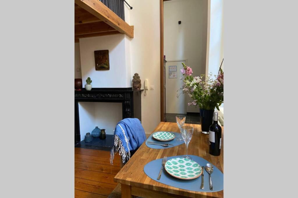 Duplex In Historical Centre With Private Courtyard Apartment Antwerpen Ngoại thất bức ảnh