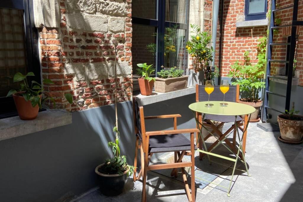 Duplex In Historical Centre With Private Courtyard Apartment Antwerpen Ngoại thất bức ảnh